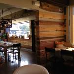 CUCINA ENOTECA DEL MAR ; with reclaimed  & live edge lumber